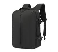 Oreilet Sac à Dos de Voyage Sous Vide, Sac à Dos de Compression de Voyage Extensible de Grande capacité de 22 L à 55 L avec Port de Chargement USB pour Les Affaires Aériennes, Noir