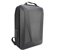 Oreilet Sac à Dos Dur, Sac à Dos de Voyage pour Ordinateur Portable avec Port USB, Verrouillage Mot Passe, Sac Voyage Business Travel Paming Bag pour la Randonnée, 11.8x16.5x4.3in (BLACK)