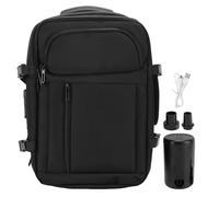 Oreilet Sac à Dos Sous Vide, Sac à Dos de Compression Extensible 32 à 40 L avec Pompe Verrouillage Antivol Sacs Sous Vide AirBag Voyage Résistants L'eau pour les Voyages D'affaires