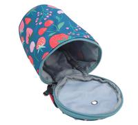 Oreilet Sac de Rangement de Fil Portable, Sac Fourre-tout Rond à Tricoter, Petit Seau de Voyage, étui de Rangement au Crochet pour le Crochet, les Travaux Manuels en Déplacement (Tissu Oxford 600D 2)