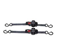 Oreilet Sangles à Cliquet Rétractables, Sangles à Cliquet pour Lit de Camion, D'arrimage Auto-rétractables, Sangle de sécurité à Rétraction Automatique 1 Pouce X 11,5 Pieds