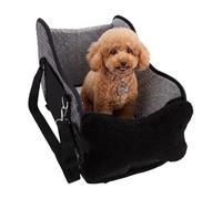 Oreilet Siège D'auto Chien à Console Centrale, Siège D'appoint | Lit Portable Animaux Compagnie, pour Teddy, Chiot Chat, Bichon Frise, Maltais, pour SUV Berline, Coussin épais, Confortable