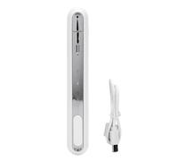 Oreilet Stylo de Presse à Chaud, Thermoscelleuse Sacs Alimentaires Portables à Chauffage Rapide en 3 Secondes avec Batterie de 500 MAh pour les Projets de Bricolage et de Transfert (WHITE)