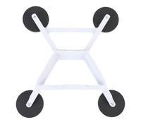 Oreilet Support de Toit en Mini-Voiture Starlink, Kit de Support de Toit de Voiture Magnétique de 178 Lb, Kit de Montage Aimant en Alliage en Aluminium avec Base de Caoutchouc, Libération Rapide