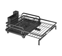 Oreilet Support Rangement évier Séchage Vaisselle Extensible | Cuisine Organisateur Au-dessus L'évier avec Crochet Drainage, pour Bols, Tasses, Baguettes, Planche à Découper, Comptoir