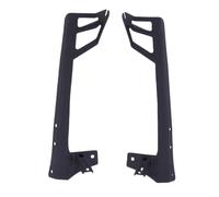 Oreilet Supports de Montage en Pilier avec Barre de Lumière de 50 Pouces | Construction en acier, finition enduite de poudre, conduite tout-terrain, supports d\'éclairage LED, boulon direct.