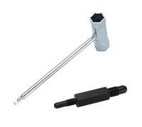Oreilet Téle où la Tronçonneuse, Une clé Tronçonneuse Acier avec Outil D'arrêt Piston, Outil Retrait Démontage d'embrayage du Volant pour MS070 MS090 180 137 350 61 268 272 365x372xp 395