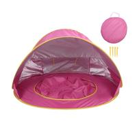 Oreilet Tent de la Plage pour bébé, Abri Soleil Pop-up pour Les Tout-Petits, Une Tente Tentative Plage Uvprotection Portable pour Le Camping Voyage Plein Air, 47.2x31.5x27.6in (Pink)