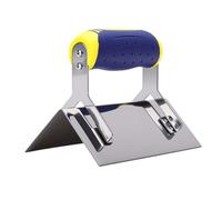 Oreilet Truelle D'angle Extérieur pour Cloisons Sèches, Truelle D'angle Externe en Acier Inoxydable, Grand Couteau Extérieur de 6" avec Poignée Souple pour Chantier de Construction