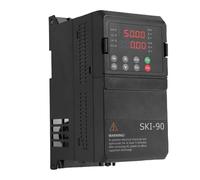 Oreilet Variateur de Fréquence 2.2KW, Entrée et Sortie Triphasées, pour | VFD étanche 220 V, 5 A 0-650 Hz, contrôleur de vitesse du moteur, boîtier ABS