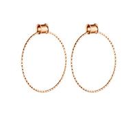 Oreille de bijoux, bouchons en acier inoxydable 2pcs Gauges pour femmes Big Ring Pendant Design Saint Valentin
