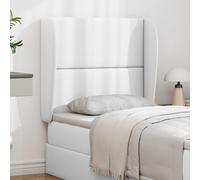 Oreille de tête de lit Blanc 80 x 23 x 6 cm PVC vidaXL