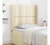 Oreille de tête de lit Crème 80 x 16 x 4 cm PVC vidaXL