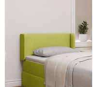 Oreille de tête de lit Gris 80 x 16 x 4 cm tissu vidaXL