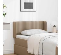 vidaXL Oreille de tête de lit Marron 40,5 x 40,5 x 4 cm PVC, Tête de lit Moderne, Confort en Mousse Durable, Design carré, Meuble Tranquille pour Votre Chambre