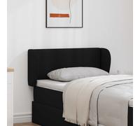 Oreille de tête de lit Noir 40 x 23 x 6 cm PVC vidaXL