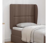 Oreille de tête de lit Tan 80 x 23 x 6 cm PVC vidaXL