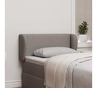 Oreille de tête de lit Taupe 40 x 23 x 6 cm tissu vidaXL
