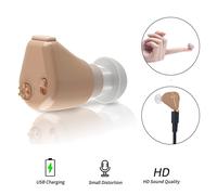 oreille droite - Prothèse auditive Rechargeable, amplificateur de sons Invisible, Mini prothèse auditive pour personnes sourdes/âgées