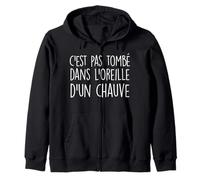Oreille d'un Chauve Humour pour Mon Chauve préféré Sweat à Capuche