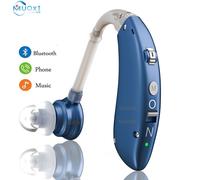 oreille gauche azul - Mini appareils auditifs bon marché, amplificateur numérique, son d'oreille, Bluetooth, Rechargeable, nouvelle collection 2021