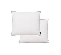 vidaXL Oreillers 2 pcs – Remplissage de duvet léger – 70 x 60 cm – Blanc