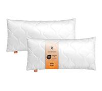 Oreiller 30 x 50 cm, set de 2, coussin décoratif, 100% microfibres, convient aux personnes allergiques, sleepling Basic 100