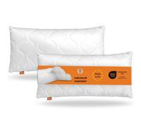 Oreiller 40 x 60 cm, set de 2, oreiller de lit, 100% microfibres, convient aux personnes allergiques, sleepling confort 100
