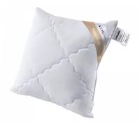 Oreiller 40x40 MERINO WOOL Senna Home réglable avec fermeture éclair, en laine mérinos, blanc