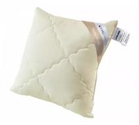 Oreiller 40x40 MERINO WOOL Senna home, réglable, avec fermeture éclair, en laine mérinos, crème