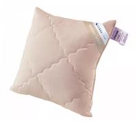 oreiller 40x40 MERINO WOOL Senna Home réglable, avec fermeture éclair, en laine mérinos, rose