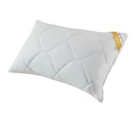 Oreiller 50x70 CORNEO ECO Senna Home, naturel, fibre de maïs, 100% coton, pour les personnes allergiques