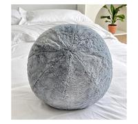 Oreiller à Billes Coussins Ronds, Coussin à Cercle Rond Oreiller Simple et Moderne en Forme de Boule Moelleuse, pour canapé, canapé, Chambre à Coucher, Lavable(Gris)