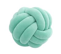 Oreiller à Boule de Noeud, Oreiller de Balle Nouée, Coussin de Canapé en Peluche Doux, Oreiller Nœud Tissé à Main Coussin Décoratifs pour Canapé, Lit,20 x 20 cm
