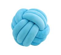 Oreiller à Boule de Noeud, Oreiller de Balle Nouée, Coussin de Canapé en Peluche Doux, Oreiller Nœud Tissé à Main Coussin Décoratifs pour Canapé, Lit,20 x 20 cm