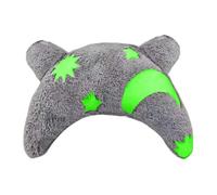 Oreiller à demi-beignet de chien - Coussin apaisant pour animaux compagnie, soutien cervical doux | confortable chiens moitié beignet le soulagement des articulations, jouet couchage fourrure compagni