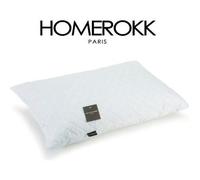 Oreiller à mémoire de forme - HOMEROKK - 50x70 cm - Garnissage 1500g - Confort médium - Blanc