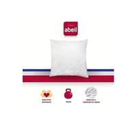 Abeil Oreiller à mémoire de forme matelassé 60 x 60 cm blanc