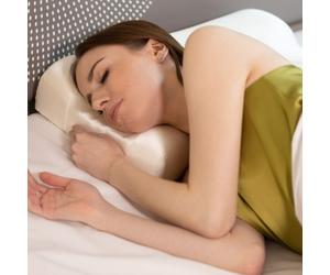 Oreiller anti-âge avec taie 100 % soie