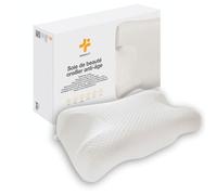 Oreiller Anti-rides - Inphysio - 58x37x9/11 cm - Mousse Polyuréthane - Taie en Lyocell - Hypoallergénique