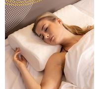 Inphysio® Oreiller Anti Ronflement, Oreiller Memoire Forme, Ergonomique Cervical, Orthopédique, Coussin Cervicales Douloureuses, Anti Acarien, Hypoallergénique, 57x36x11,5cm
