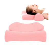 Oreiller avec soutien du cou, oreiller en mousse pour dormeurs latéraux | Coussin rafraîchissant pour le cou pour dormir le dos au travail hommes femmes voyage voiture avion chambre à coucher maison