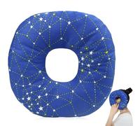 Oreiller avec Trou 23 x 23 x 5 cm Coussin Piercing pour Oreille Contre douleurs Oreiller Beignet Piercing Pillow pour Dormir sur côté Soulage Pression auriculaire Douleur dans