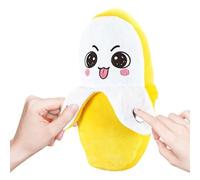 Oreiller Banane | Figurine Musicale Interactive avec Détection du Rythme De 15 Cm,Jouet Banane,pour Voiture Sofa Canapé Maison Dortoir Chambre Vacances Anniversaire