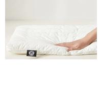 Oreiller bas ultra fin pour adulte, avec taie d'oreiller 100 % coton, 4 hauteurs au choix (1/2/4/6 cm), oreiller respirant pour les personnes couchées et sujettes au dos, lavable en machine.