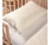 Oreiller Bébé Maui Enveloppe Coton Bio Blanc 40X60