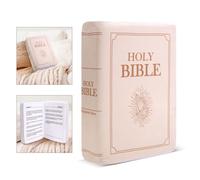 Oreiller Biblique Lasuroa, 33x22x9 cm, Velours Kaki, Oreiller en Forme de Livre, Cadeaux Bibliques