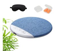 Oreiller Bluetooth ultra-fin avec haut-parleur intégré, bruit blanc 3D et minuterie de sommeil pour les personnes dormant sur le côté et pour un sommeil profond idéal pour la méditation (1*a)