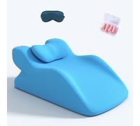 Oreiller Cale-TêTe Ergonomique, Coussin Lombaire en Mousse à MéMoire De Forme, Oreiller Multifonctionnel pour Couples, Coussin Ergonomique De Soutien Lombaire pour La Colonne VertéBrale (Bleu)