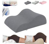 Oreiller calepin avec angle de 45° pour un positionnement sans effort et une connexion plus profonde, pour homme et femme, aide à contrôler le rythme (gris)